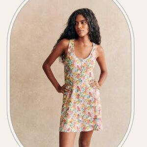 Sezane Léo Dress Pastel Flowers - Size M